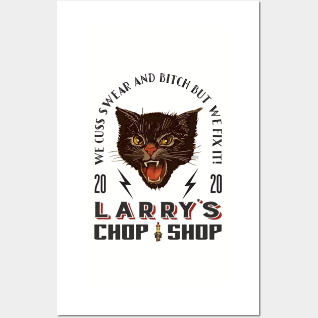 Larry's Chop Shop Wall Art by blackjackdavey
